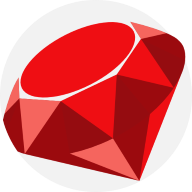 logo Ruby - utilisé à Kerganaweb pour élaborer du code - développement web 